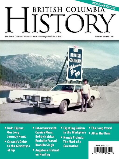 Title details for British Columbia History by British Columbia Historical Federation - Available